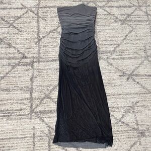 Zara Gray Ombre Midi dress